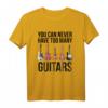 Lustiges Gitarre T-Shirt 'Never Too Many Guitars' – Perfektes Geschenk für Gitarristen, Musiker & Gitarrenschüler