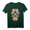 Tag der toten Blume Zuckerschädel T-Shirt – Buntes Kawaii Design für Día de Los Muertos und Halloween, Perfekt für Kinder und Erwachsene