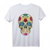 Tag der toten Blume Zuckerschädel T-Shirt – Buntes Kawaii Design für Día de Los Muertos und Halloween, Perfekt für Kinder und Erwachsene