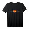 Spanien Herzschlag T-Shirt mit spanischer Flagge – Perfektes Geschenk für Fans, Patrioten & Urlauber
