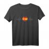 Spanien Herzschlag T-Shirt mit spanischer Flagge – Perfektes Geschenk für Fans, Patrioten & Urlauber