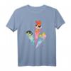 PowerPuff Girls Christmas Flight T-Shirt zum HapKitten – Lizenziertes Cartoon-Geschenk für Weihnachten & Jubiläen