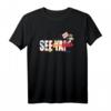 HapKitten Wile E. Coyote & Roadrunner See Ya T-Shirt - Offiziell lizenziert, Nostalgisches Cartoon Geschenk