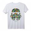 Star Wars Tropical Stormtrooper Helmet Graphic T-Shirt - Officially Licensed Star Wars Merchandise