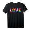 Love LGBTQ Pride Ally T-Shirt für Lesben, Schwule, Bisexuelle, Trans- und Pansexuelle – Zeige deine Unterstützung und Stolz