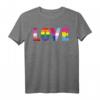 Love LGBTQ Pride Ally T-Shirt für Lesben, Schwule, Bisexuelle, Trans- und Pansexuelle – Zeige deine Unterstützung und Stolz