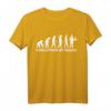 Evolution Zauberer T-Shirt - Magie Silhouette mit Zylinder, ideal für Magier und Zauberfans