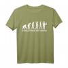 Evolution Zauberer T-Shirt - Magie Silhouette mit Zylinder, ideal für Magier und Zauberfans