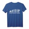 Evolution Zauberer T-Shirt - Magie Silhouette mit Zylinder, ideal für Magier und Zauberfans