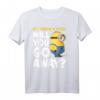 HapKitten T-Shirt mit Spruch 'If I Throw A Stick Will You Go Away' – Lustiges Minions Design für den besonderen Tag