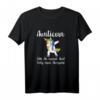 Aunticorn Like An Aunt Only Awesome Dabbing Unicorn T-Shirt – Perfektes Geschenk für Tanten, Geburtstage & Weihnachten