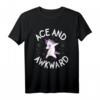 Asexual Pride Shirt Ace Awkward Unicorn - Unterstütze LGBTQ+ mit diesem bunten T-Shirt für Pride, Parade & Pride Month