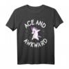 Asexual Pride Shirt Ace Awkward Unicorn - Unterstütze LGBTQ+ mit diesem bunten T-Shirt für Pride, Parade & Pride Month