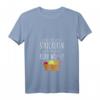 Damen T-Shirt mit Strickmuster und Spruch – Perfekt für Strickfans, Oma, Mama & Tanten mit V-Ausschnitt