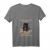 Damen HapKitten T-Shirt mit V-Ausschnitt – Perfektes Geschenk für Näherinnen, Quilterinnen und Strickliebhaberinnen