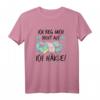 Ich reg mich nicht auf, ich häkle! Häkelnadel T-Shirt – Perfektes Geschenk für Häkelliebhaberinnen, Anfänger & Fortgeschrittene