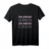 Damen Strick- und Häkelt-Shirt mit Spruch 'Zum Stricken Geboren Arbeiten Gezwungen' – Perfektes Geschenk für Oma, Tante und Handarbeitsliebhaberinnen
