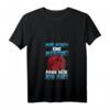 Damen Strick Spruch T-Shirt mit V-Ausschnitt – Lustiges Hobby-Shirt für Strickerinnen, Näherinnen & Häkelbegeisterte als Geschenk