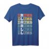 Drums Rudiment Paradiddle Diddle T-Shirt – Perfektes Geschenk für Drummer, Perkussionisten und Musikfans