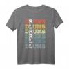 Drums Rudiment Paradiddle Diddle T-Shirt – Perfektes Geschenk für Drummer, Perkussionisten und Musikfans