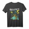 Schlagzeuger Percussionist Percussion Silence Destroyer Cat T-Shirt - Lustiges Musik T-Shirt für Musiker und Musikliebhaber