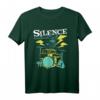 Schlagzeuger Percussionist Percussion Silence Destroyer Cat T-Shirt - Lustiges Musik T-Shirt für Musiker und Musikliebhaber