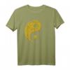 Golden Yin Yang Taoismus Vintage Symbol T-Shirt – Spirituelles Design im Retro-Stil für Harmonie & chinesische Kultur