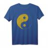 Golden Yin Yang Taoismus Vintage Symbol T-Shirt – Spirituelles Design im Retro-Stil für Harmonie & chinesische Kultur