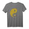 Golden Yin Yang Taoismus Vintage Symbol T-Shirt – Spirituelles Design im Retro-Stil für Harmonie & chinesische Kultur