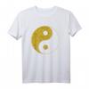 Golden Yin Yang Taoismus Vintage Symbol T-Shirt – Spirituelles Design im Retro-Stil für Harmonie & chinesische Kultur