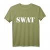 SWAT Team T-Shirt mit Polizei-Design - Klassisch geschnitten, doppelt genähter Saum, perfekt für Fans von Einsatz- und Spezialeinheiten