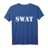SWAT Team T-Shirt mit Polizei-Design - Klassisch geschnitten, doppelt genähter Saum, perfekt für Fans von Einsatz- und Spezialeinheiten