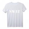 SWAT Team T-Shirt mit Polizei-Design - Klassisch geschnitten, doppelt genähter Saum, perfekt für Fans von Einsatz- und Spezialeinheiten