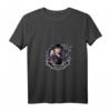 Damen Mittwochsserie Nevermore Frame Wednesday T-Shirt mit V-Ausschnitt – Offizielles Addams Family Merchandise für Fans