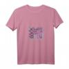 HapKitten T-Shirt mit Music Television Checker Wave Logo V-Ausschnitt - Offiziell Lizenzierte Jubiläumsbekleidung