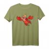 Little Mermaid Sebastian Lobster T-Shirt - Lizenzprodukt für Meerjungfrau Fans, perfekt zum Geburtstag