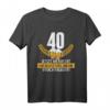 Lustiges Witz Haut Feuchtigkeit 40 Jahre Geburtstag Birthday T-Shirt – Perfektes Geschenk für Geburtstagskinder ab 40, Humorvolles Design