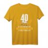 Lustiges Witz Haut Feuchtigkeit 40 Jahre Geburtstag Birthday T-Shirt – Perfektes Geschenk für Geburtstagskinder ab 40, Humorvolles Design