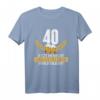 Lustiges Witz Haut Feuchtigkeit 40 Jahre Geburtstag Birthday T-Shirt – Perfektes Geschenk für Geburtstagskinder ab 40, Humorvolles Design