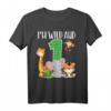 I'm Wild and One Zoo Safari Themed 1st Birthday T-Shirt for Toddler Boys & Girls - Perfect for Jungle Party & Family Matching Outfits