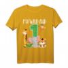 I'm Wild and One Zoo Safari Themed 1st Birthday T-Shirt for Toddler Boys & Girls - Perfect for Jungle Party & Family Matching Outfits