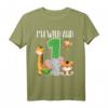 I'm Wild and One Zoo Safari Themed 1st Birthday T-Shirt for Toddler Boys & Girls - Perfect for Jungle Party & Family Matching Outfits