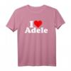 Ich Liebe Herz Adele T-Shirt - Sentimentales Geschenk für Adele-Fans & Musikliebhaber