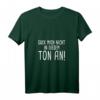 Damen Guck mich nicht in diesem Ton an T-Shirt mit V-Ausschnitt – Lustiges ironisches Spruchshirt, perfektes Geschenk zum Geburtstag oder Weihnachten