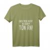 Damen Guck mich nicht in diesem Ton an T-Shirt mit V-Ausschnitt – Lustiges ironisches Spruchshirt, perfektes Geschenk zum Geburtstag oder Weihnachten
