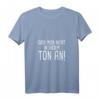 Damen Guck mich nicht in diesem Ton an T-Shirt mit V-Ausschnitt – Lustiges ironisches Spruchshirt, perfektes Geschenk zum Geburtstag oder Weihnachten