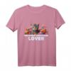 Europäisch Kurzhaar Baby Katze - Kitten & Blumen T-Shirt für Katzenliebhaber & Tierfreunde, perfektes Geschenk