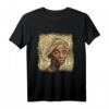 Afrikanische Königin schwarz Afro T-Shirt – Kulturelles Statement, Geschenk für Mutter, Tochter & Familie mit afrikanischen Wurzeln