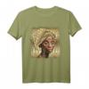 Afrikanische Königin schwarz Afro T-Shirt – Kulturelles Statement, Geschenk für Mutter, Tochter & Familie mit afrikanischen Wurzeln