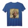 Afrikanische Königin schwarz Afro T-Shirt – Kulturelles Statement, Geschenk für Mutter, Tochter & Familie mit afrikanischen Wurzeln